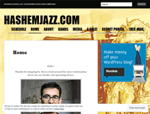 Tablet Screenshot of hashemjazz.com